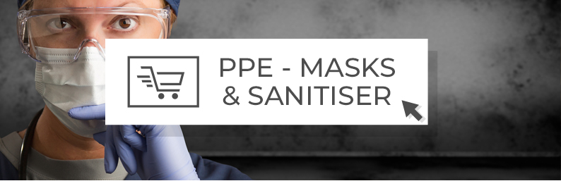 PPE Masks-Sanitiser