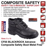 CF05 BLACKROCK Advance Composite Safety Boot Metal Free