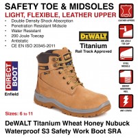 DeWALT Titanium Waterproof S3 Safety Work Boot SRA