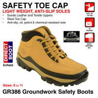 GR386 Groundwork Lace Up Safety Boots