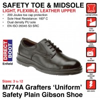 M774A Grafters ‘Uniform’ Safety Plain Gibson Shoe