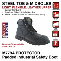 M779 PROTECTOR Padded Industrial Safety Boot