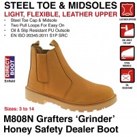 M808N GRAFTERS ‘Grinder’ Honey Pull On Boot