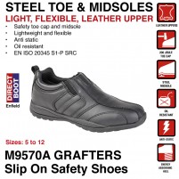 M9570A GRAFTERS Slip On Safety Shoes