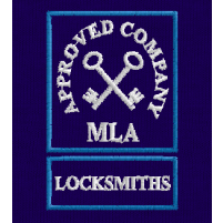 MLA APPROVED LOCKSMITH  Sewn Logo